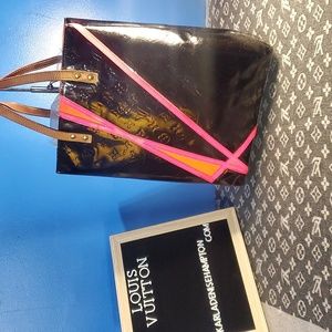 Louis Vuitton/Robert Wilson Fluo vernis dyed black